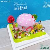  Bánh Sinh Nhật Nhà Nấm Bạch Tuyết Và 7 Chú Lùn (BB-001-375) 