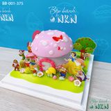  Bánh Sinh Nhật Nhà Nấm Bạch Tuyết Và 7 Chú Lùn (BB-001-375) 