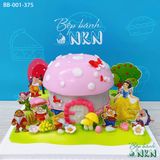  Bánh Sinh Nhật Nhà Nấm Bạch Tuyết Và 7 Chú Lùn (BB-001-375) 