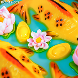  Khay Cúng Ông Táo Song Ngư Liên Hoa (BC-012-002) 