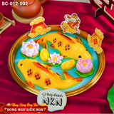  Khay Cúng Ông Táo Song Ngư Liên Hoa (BC-012-002) 