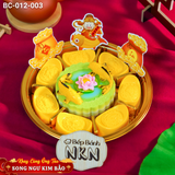  Khay Cúng Ông Táo Song Ngư Kim Bảo (BC-012-003) 