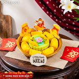  Khay Cúng Ông Táo Song Ngư Kim Bảo (BC-012-003) 