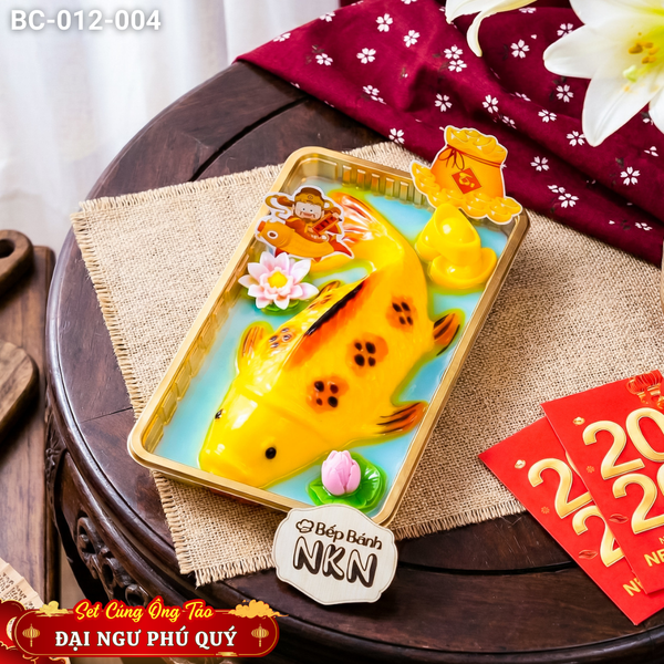  Khay Cúng Ông Táo Đại Ngư Phú Quý (BC-012-004) 