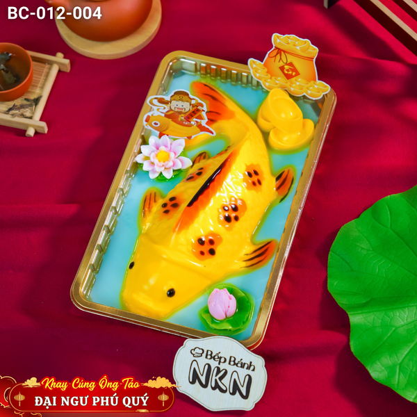  Khay Cúng Ông Táo Đại Ngư Phú Quý (BC-012-004) 