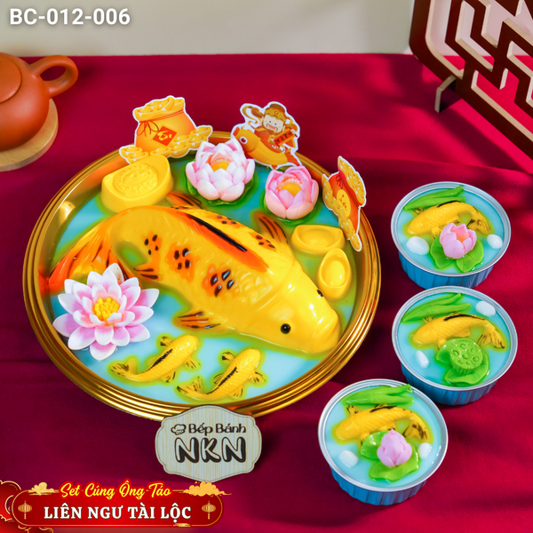  Combo Cúng Ông Táo Liên Ngư Tài Lộc 1 cá lớn + 3 cá nhỏ (BC-012-006) 