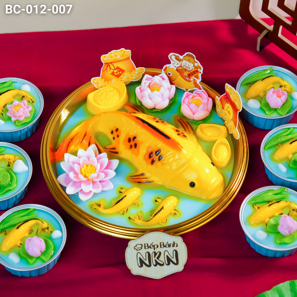  Combo Cúng Ông Táo Liên Ngư Tài Lộc 1 cá lớn + 6 cá nhỏ (BC-012-007) 