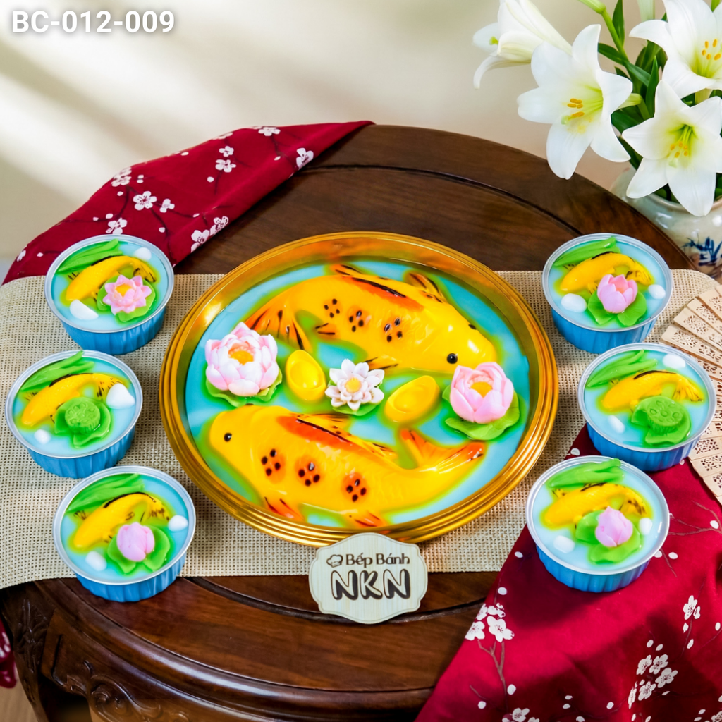  Combo Cúng Rằm Song Ngư Liên Hoa 1 cá lớn + 6 cá nhỏ (BC-012-009) 