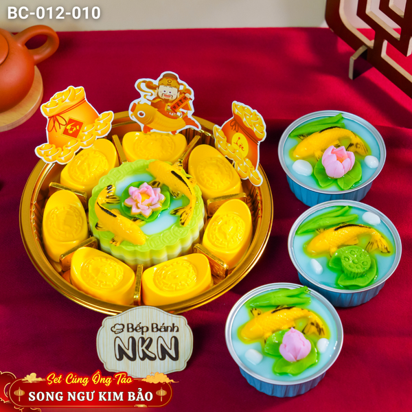  Combo Cúng Ông Táo Song Ngư Kim Bảo 1 cá lớn + 3 cá nhỏ (BC-012-010) 
