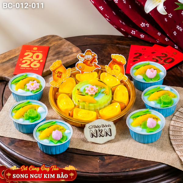  Combo Cúng Ông Táo Song Ngư Kim Bảo 1 cá lớn + 6 cá nhỏ (BC-012-011) 