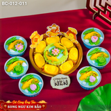  Combo Cúng Ông Táo Song Ngư Kim Bảo 1 cá lớn + 6 cá nhỏ (BC-012-011) 