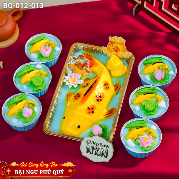  Combo Cúng Ông Táo Đại Ngư Phú Quý 1 cá lớn + 6 cá nhỏ (BC-012-013) 