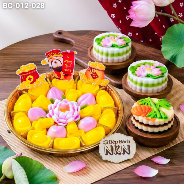  Set Bánh Cúng Rằm Liên Hoa Sung Túc (BC-012-028) 