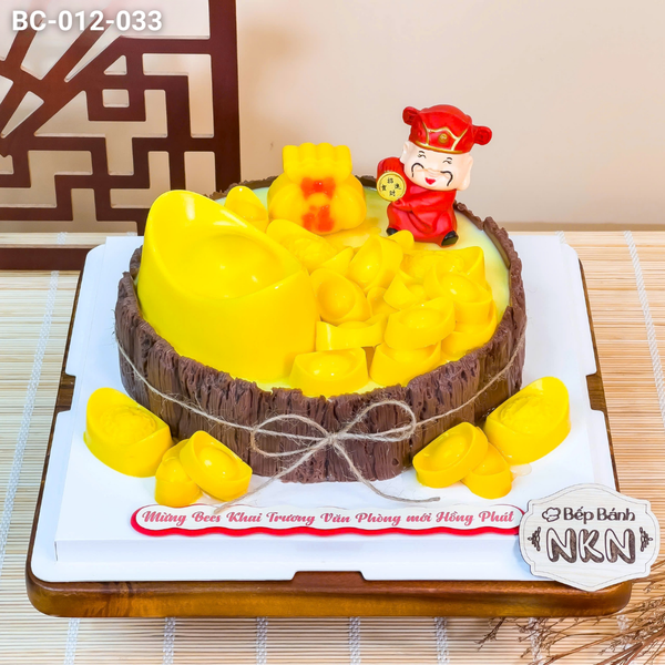  Bánh Khai Trương Mâm Vàng Thần Tài (BC-012-033) 