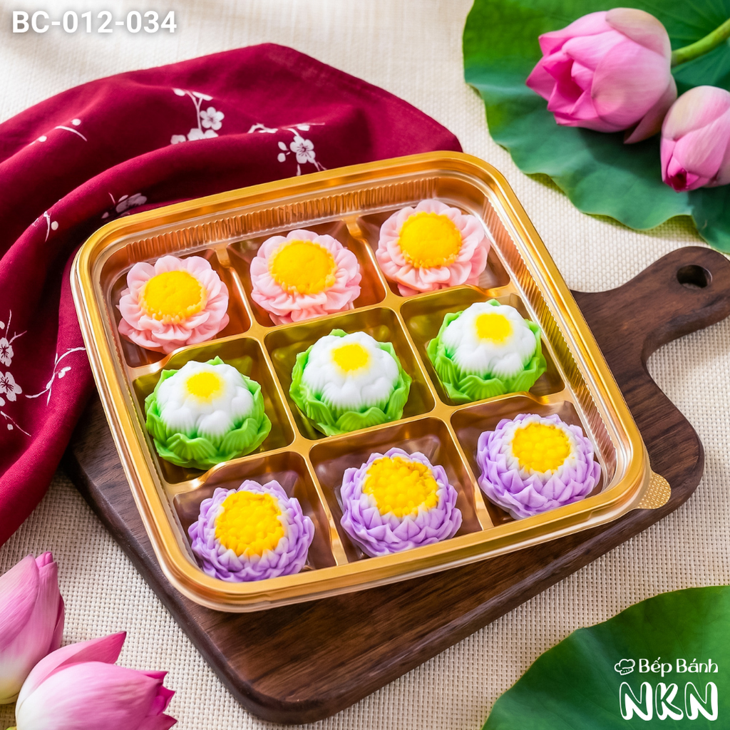  Set Bánh Cúng Hoa Sen Tam Bảo (BC-012-034) 