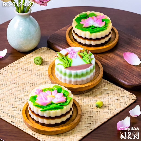  Set 3 Bánh Cúng Rằm Thanh Đình Liên Hoa (BC-012-037) 
