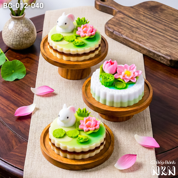  Set 3 Bánh Cúng Rằm Ngọc Thố Liên Hoa (BC-012-040) 