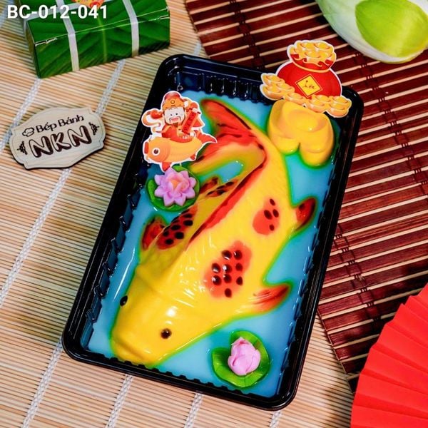  Khay Cúng Ông Táo Hồ Sen Cá Chép Đơn (BC-012-041) 