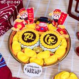  Khay Vàng Thần Tài Chiêu Tài Rước Lộc (BC-012-043) 