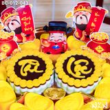 Khay Vàng Thần Tài Chiêu Tài Rước Lộc (BC-012-043) 
