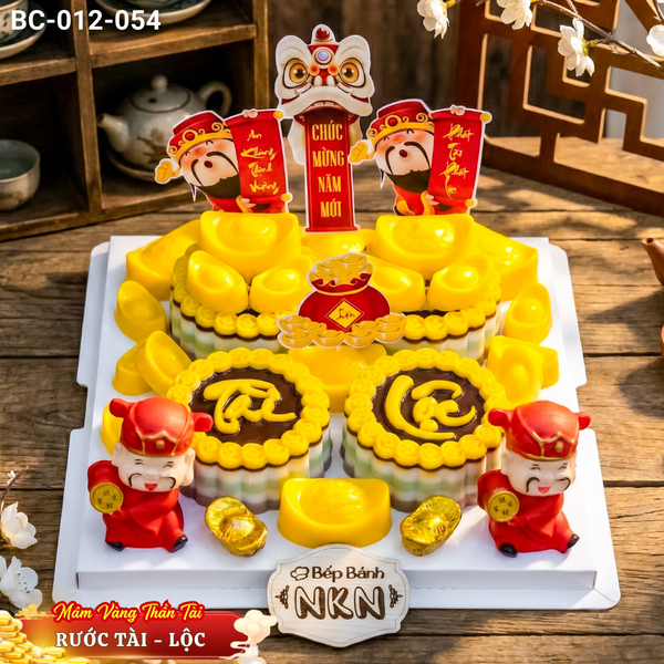  Mâm Vàng Thần Tài Rước Tài Lộc Đặc Biệt (Mẫu 1) (BC-012-054) 