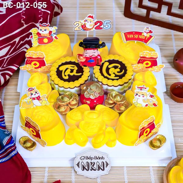  Mâm Vàng Thần Tài Rước Tài Lộc Đặc Biệt (Mẫu 2) (BC-012-055) 