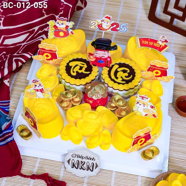  Mâm Vàng Thần Tài Rước Tài Lộc Đặc Biệt (Mẫu 2) (BC-012-055) 