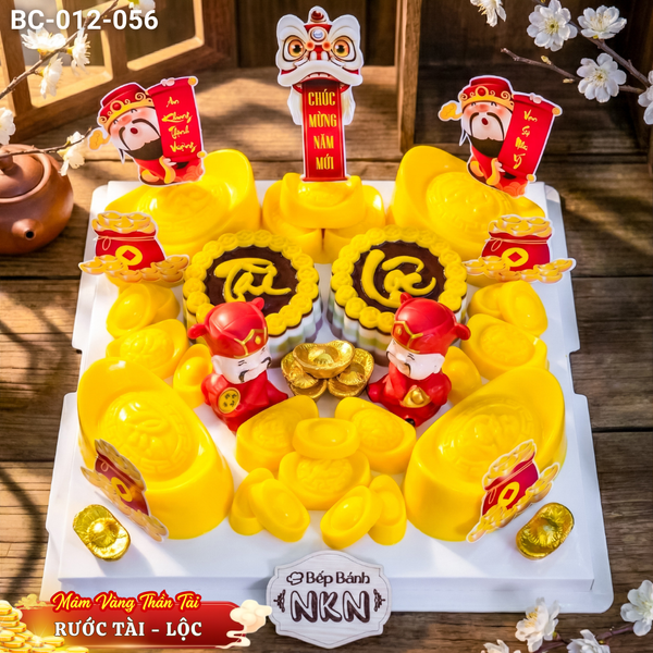  Mâm Vàng Thần Tài Rước Tài Lộc Đặc Biệt (Mẫu 3) (BC-012-056) 