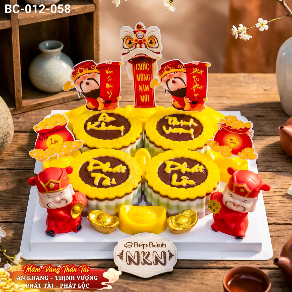  Mâm Vàng An Khang - Thịnh Vượng - Phát Tài - Phát Lộc Đặc Biệt (BC-012-058) 
