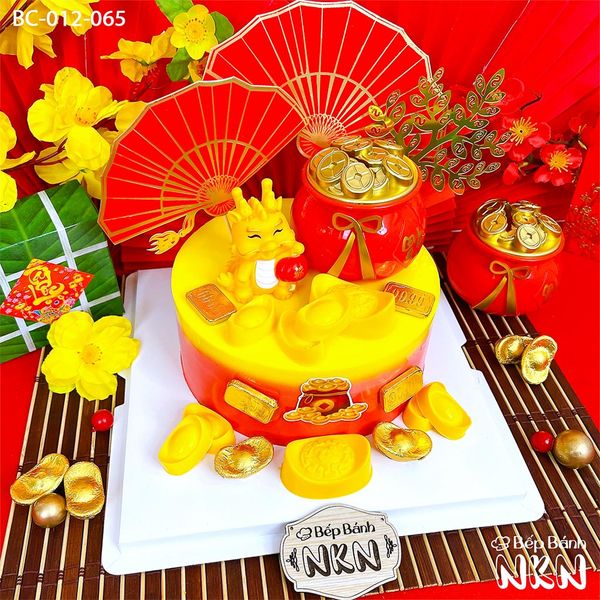  Mâm Vàng Rồng Vàng Rước Lộc Đầu Năm (BC-012-065) 