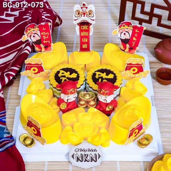  Mâm Vàng Thần Tài Phát Tài Phát Lộc Đặc Biệt (Mẫu 1) (BC-012-073) 