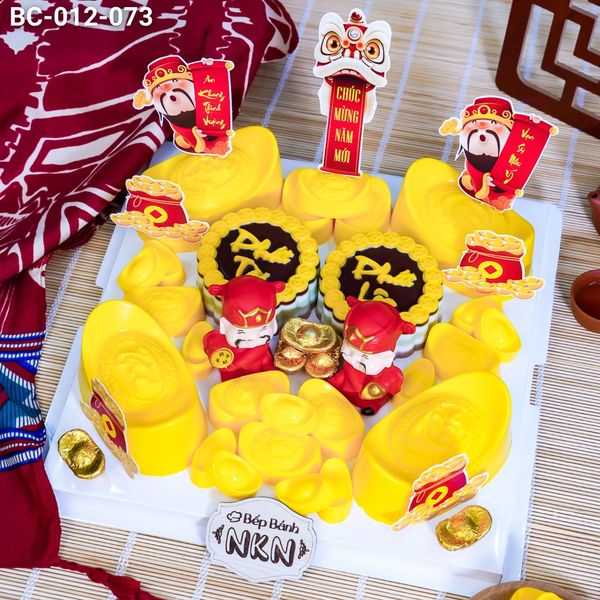  Mâm Vàng Thần Tài Phát Tài Phát Lộc Đặc Biệt (Mẫu 1) (BC-012-073) 