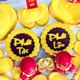  Mâm Vàng Thần Tài Phát Tài Phát Lộc Đặc Biệt (Mẫu 1) (BC-012-073) 
