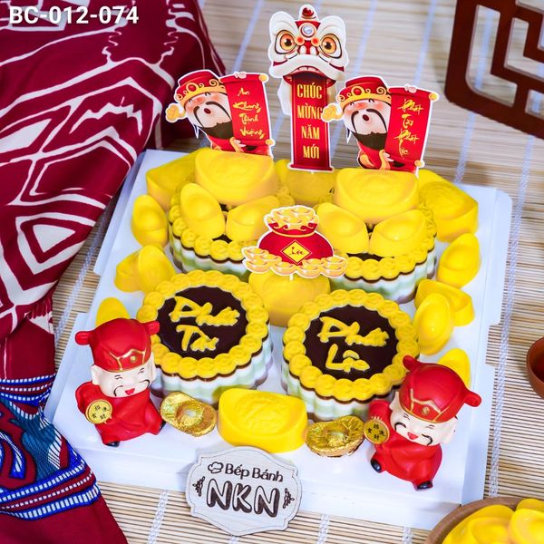  Mâm Vàng Thần Tài Phát Tài Phát Lộc Đặc Biệt (Mẫu 2) (BC-012-074) 