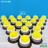  Set 3 Bánh Cúng Hoa Sen Vàng (BC-012-088) 