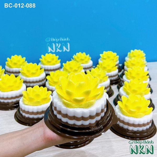  Set 3 Bánh Cúng Hoa Sen Vàng (BC-012-088) 
