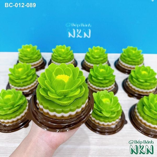  Set 3 Bánh Cúng Hoa Sen Xanh (BC-012-089) 