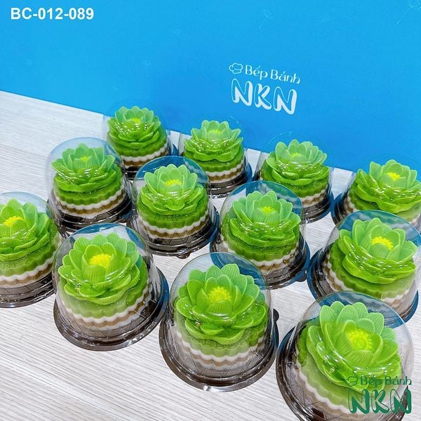  Set 3 Bánh Cúng Hoa Sen Xanh (BC-012-089) 