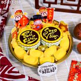  Khay vàng Thần Tài Phú Quý Sum Vầy (BC-012-098) 