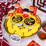  Khay vàng Thần Tài Phú Quý Sum Vầy (BC-012-098) 