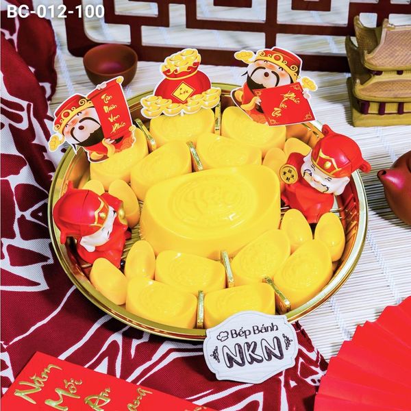  Khay vàng Thần Tài Kim Nguyên Bảo (BC-012-100) 