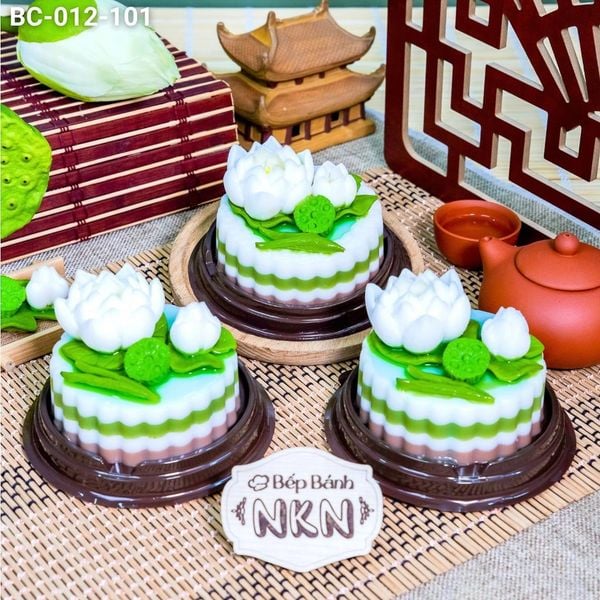  Set 3 Bánh Cúng Bạch Liên Hoa (BC-012-101) 
