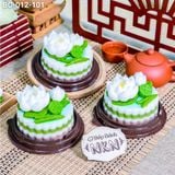  Set 3 Bánh Cúng Bạch Liên Hoa (BC-012-101) 