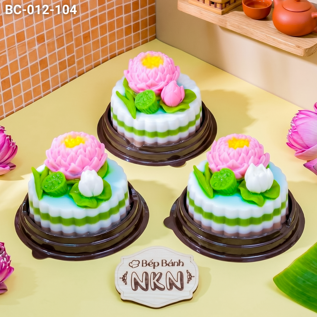  Set 3 Bánh Cúng Diệp Liên Hoa (BC-012-104) 