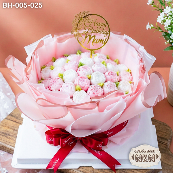  Bánh Bó Hoa Hồng Trà Nụ (BH-005-025) 