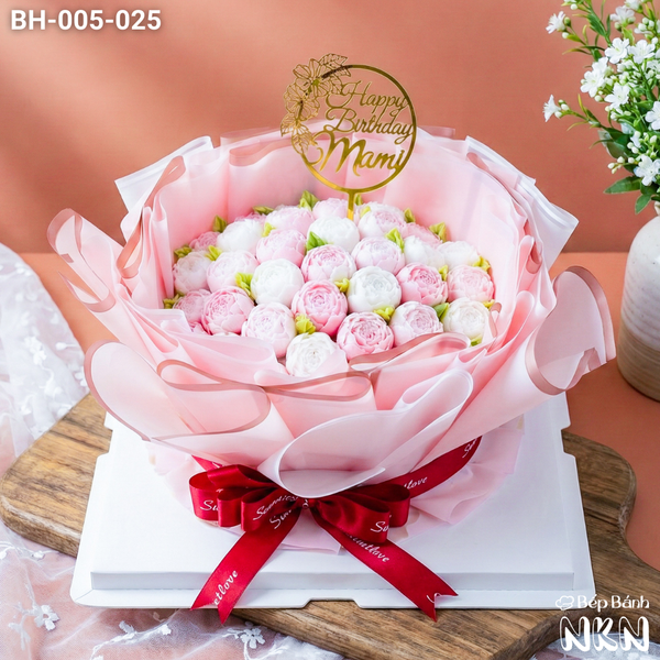  Bánh Bó Hoa Hồng Trà Nụ (BH-005-025) 
