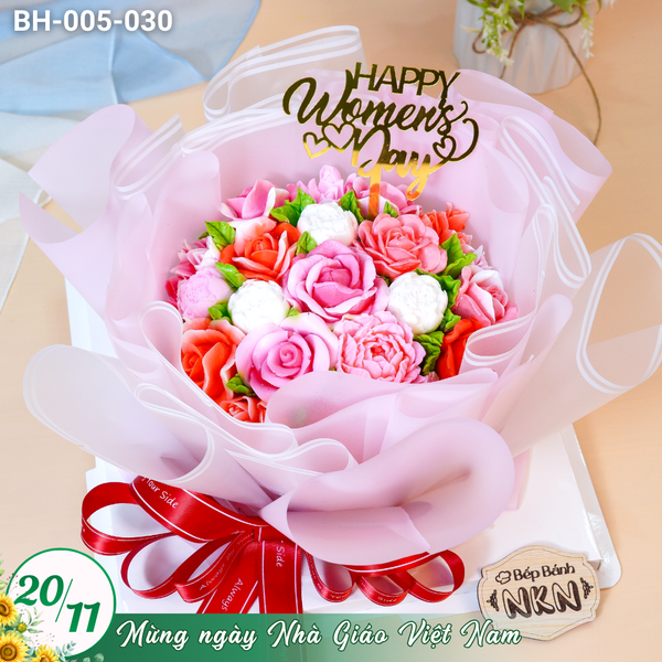  Bánh Bó Hoa Hồng Form Đứng (BH-005-030) 