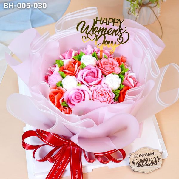  Bánh Bó Hoa Hồng Form Đứng (BH-005-030) 