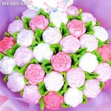  Bánh Bó Hoa Hồng Trà Nụ Tone Tím (BH-005-045) 