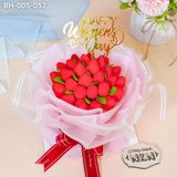  Bánh Bó Hoa Dâu Tây 8/3 Mini (BH-005-057) 